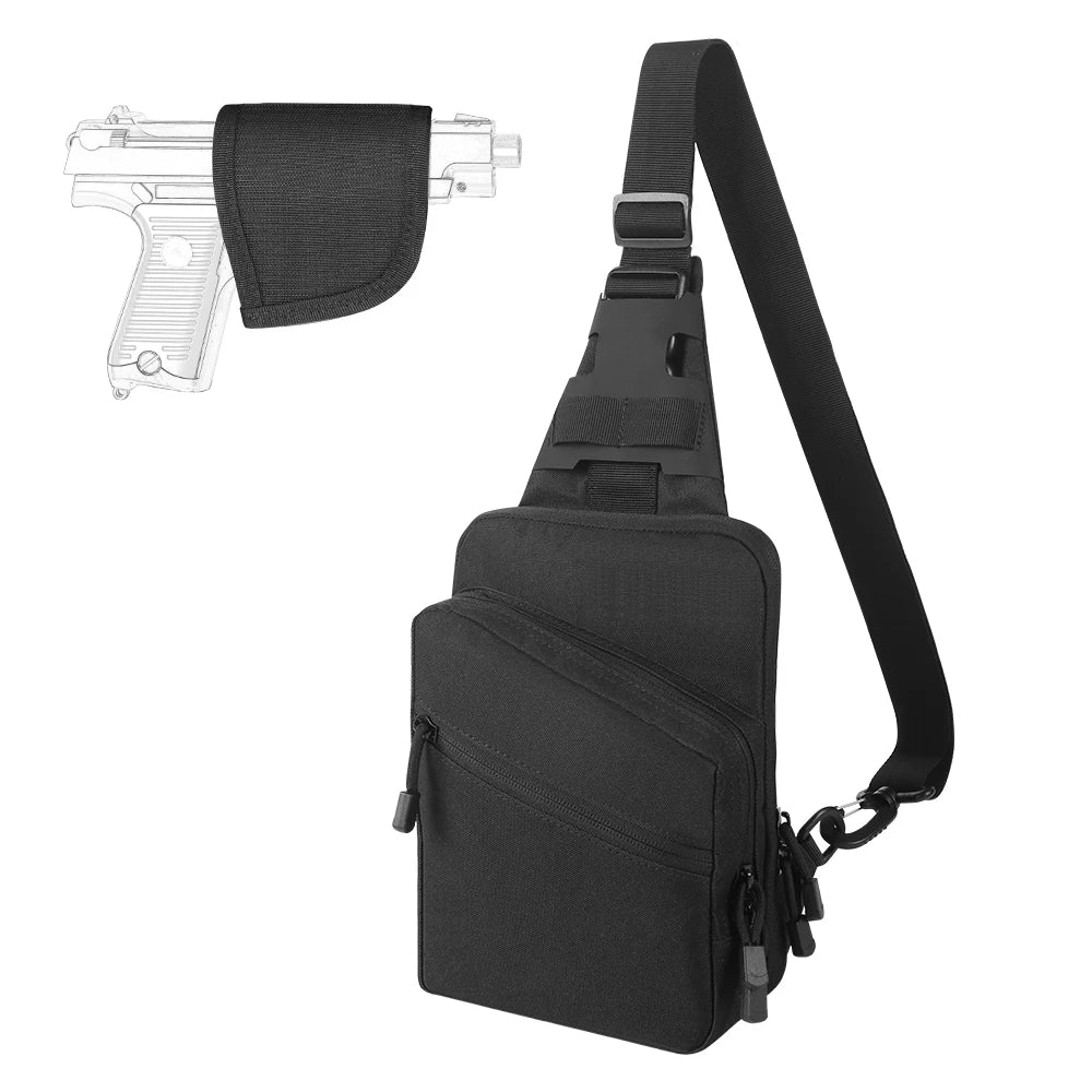 Sacoche holster pour arme de poing, police en civil