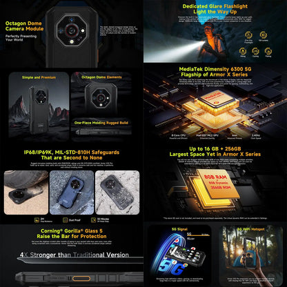 Smartphone Incassable Vision Nocturne 5G Armor X32 Pro