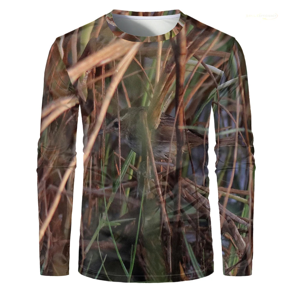 T-Shirt Camouflage Homme Manches Longues – Séchage Rapide, Pêche Chasse Randonnée | S-5XL - BLACKBEARD OUTDOOR INDUSTRIES