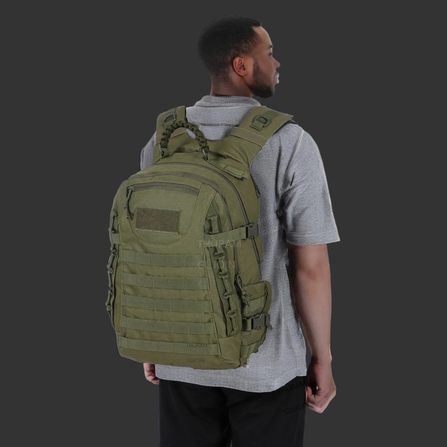 THURAM sac à dos tactique 38L étanche MOLLE – Randonnée, camping, voyage - BLACKBEARD OUTDOOR INDUSTRIES