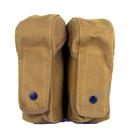 Outdoor Double AK Mag Pouch MOLLE – Porte Chargeur Double pour AK, Sac à Ceinture, Accessoires de Paintball et Chasse BLACKBEARD OUTDOOR INDUSTRIES