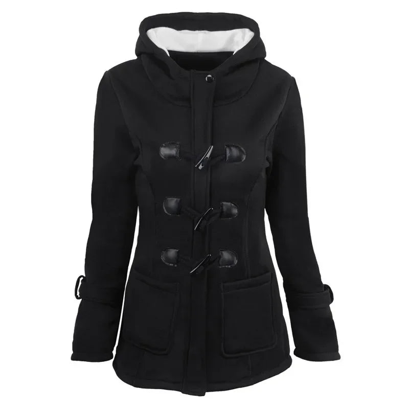 Veste femme à capuche zippée avec poches, du S au 5XL