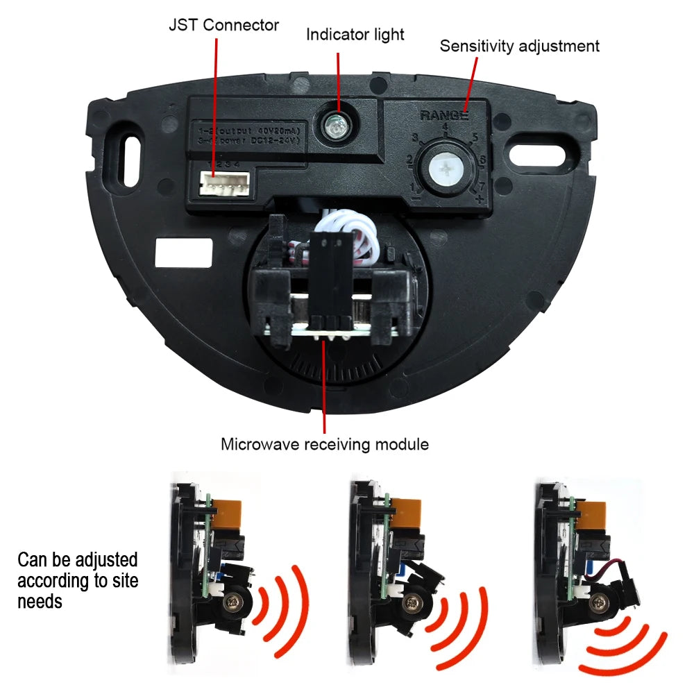 Capteur pour porte automatique à détection de mouvement