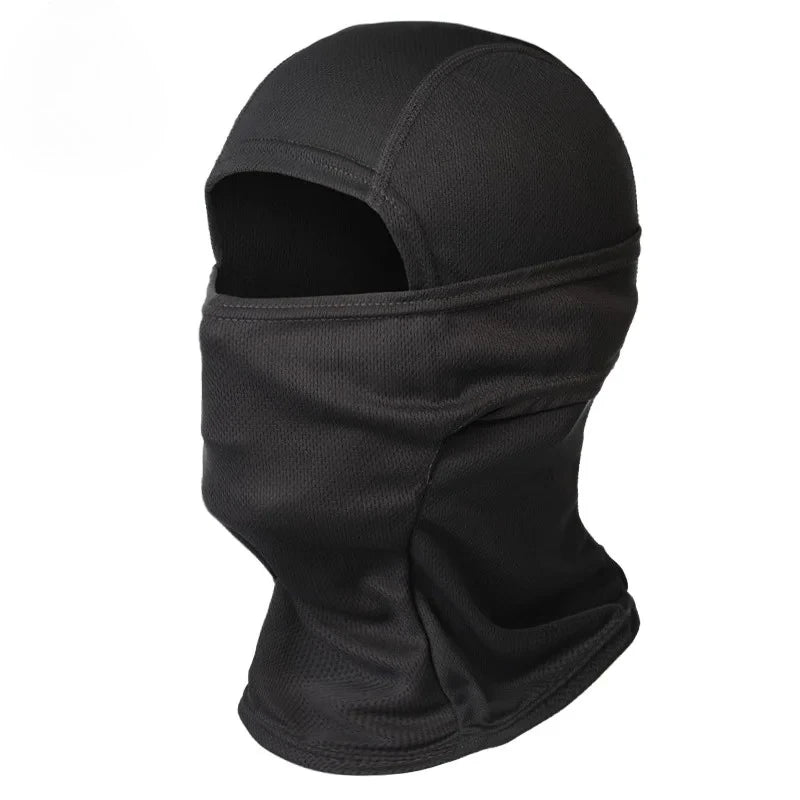 Cagoule intégrale en mesh respirant, protection visage outdoor