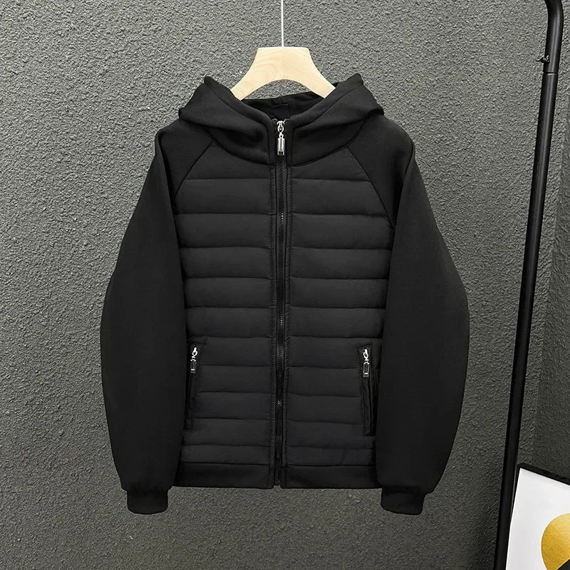 Veste à Capuche Homme Coton — Coupe Ample Casual | Noir, Gris, Blanc | M à XXXL - BLACKBEARD OUTDOOR INDUSTRIES
