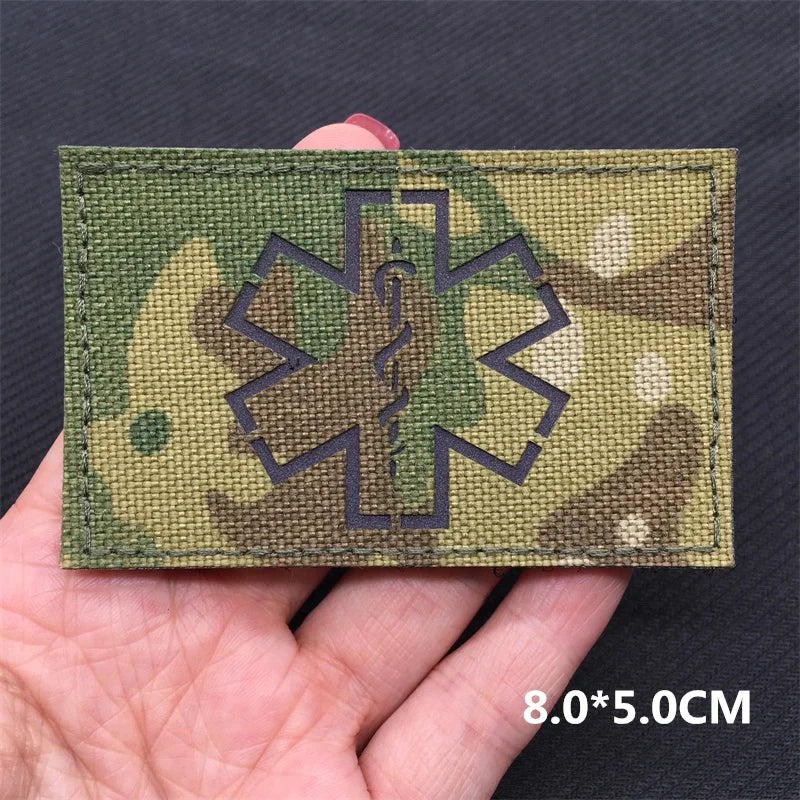 Patches Drapeaux Nationaux 3D Multicam – Réfléchissant IR, Découpe Laser, Hook & Loop | Tactique, Airsoft, DIY | 45+ Pays - BLACKBEARD OUTDOOR INDUSTRIES