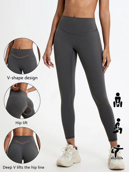 Legging Sport Femme Taille Haute – Gainant, Séchage Rapide, Yoga & Running