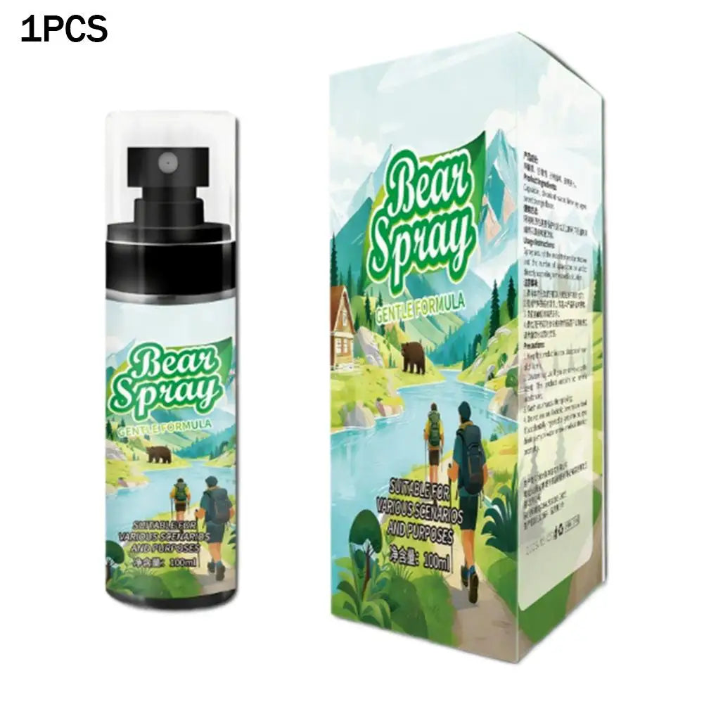 Spray Répulsif Anti-Ours & Animaux Sauvages – Protection Outdoor 100ml (Lot 1/2/4 pcs)