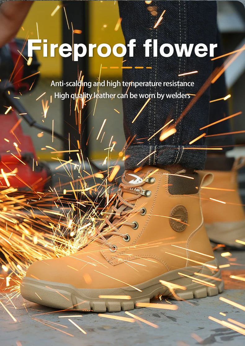 Chaussures de Sécurité Homme et Femme - Sneakers Anti-écrasement avec Embout Métallique, Bottes de Travail Indestructibles pour Construction - BLACKBEARD OUTDOOR INDUSTRIES