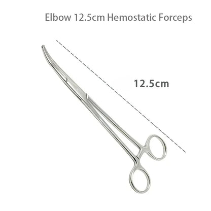 Pinces hémostatiques en acier inoxydable 1 pièce - Outil chirurgical, pinces de verrouillage courbées/droites pour pêche