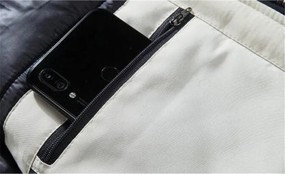 Manteau Hiver Homme WINSTAND - Veste Casual à Capuche, Zip, Poches et Doublure en Polyester BLACKBEARD OUTDOOR INDUSTRIES