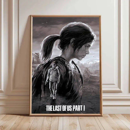Poster The Last of Us Autocollant Imperméable – Décoration Murale Gaming | Style Esthétique, Sans Cadre | 10x15 à 50x70 cm
