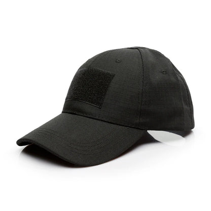 Casquette militaire camouflage tactique avec velcro, réglable