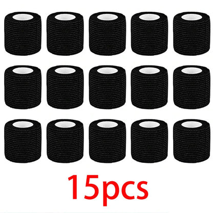Bandage Auto-adhésif pour Tatouage - Bandes de Protection de Doigts - Enroulements Non-tissés Imperméables et Respirants - Accessoires de Tatouage (5/10/15/20 unités) BLACKBEARD OUTDOOR INDUSTRIES