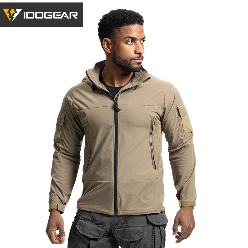 veste tactique IDOGEAR coupe vent imperméable - BLACKBEARD OUTDOOR INDUSTRIES