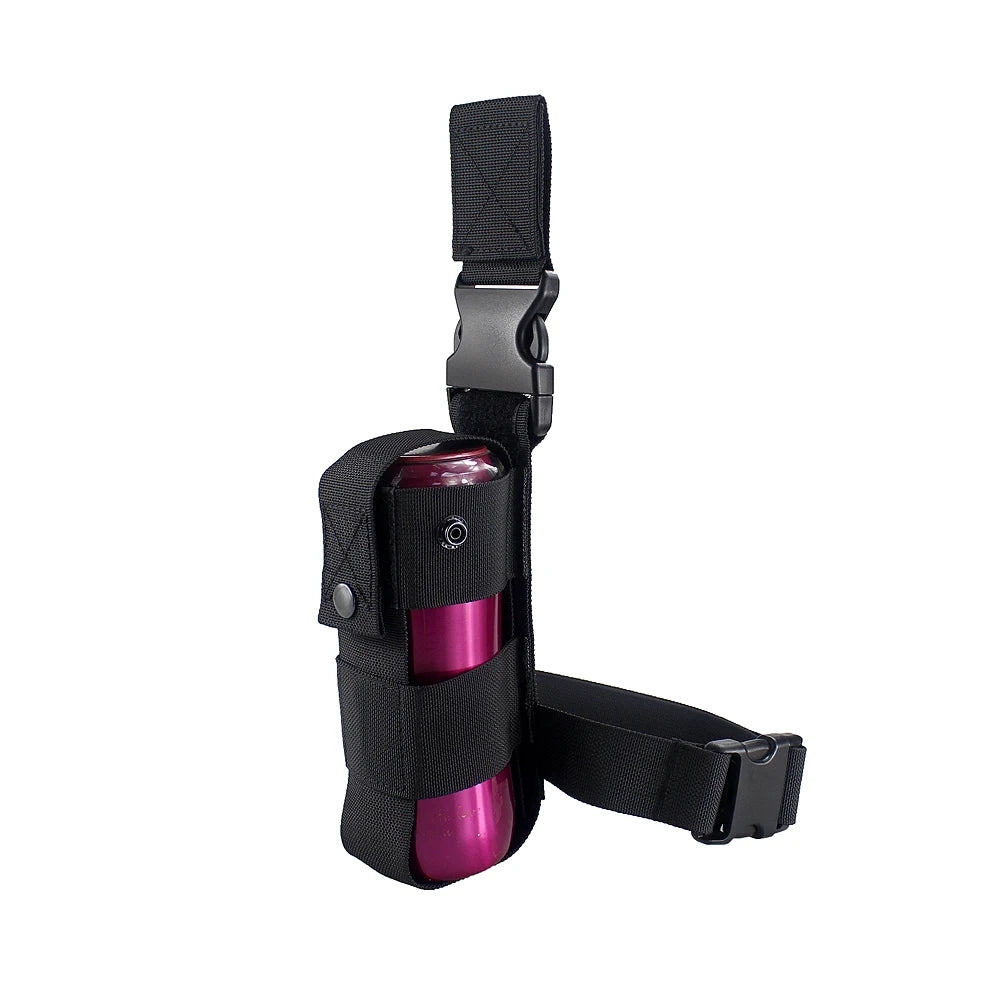 Holster Cuisse Drop Leg MK9 – Spray Poivre, Gourde, Couteau | Open Top | Main Droite/Gauche | 3 Coloris - BLACKBEARD OUTDOOR INDUSTRIES
