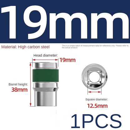 Jeu de Douilles 8-32 mm | Hexagonales 1/2" – Renforcées & Épaissies | Pour Clé à Chocs ou Pneumatique - BLACKBEARD OUTDOOR INDUSTRIES