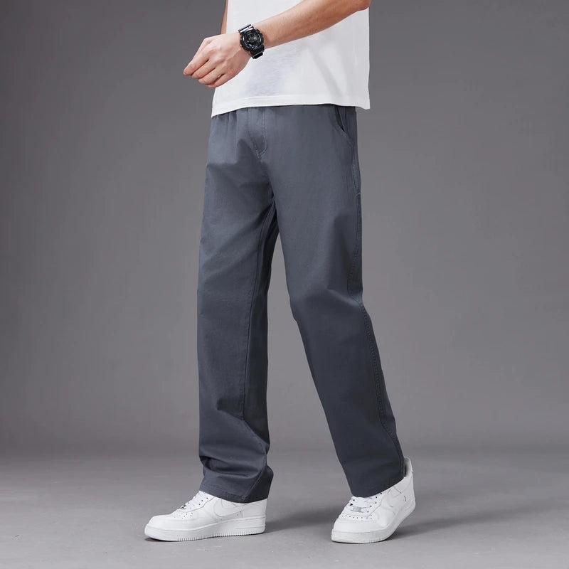 Pantalon Homme Grande Taille Coton – Coupe Droite Casual Été M à 6XL - BLACKBEARD OUTDOOR INDUSTRIES