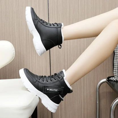 Bottines Femme Hiver 2024 – Chaussures Chaudes Imperméables à Lacets - BLACKBEARD OUTDOOR INDUSTRIES