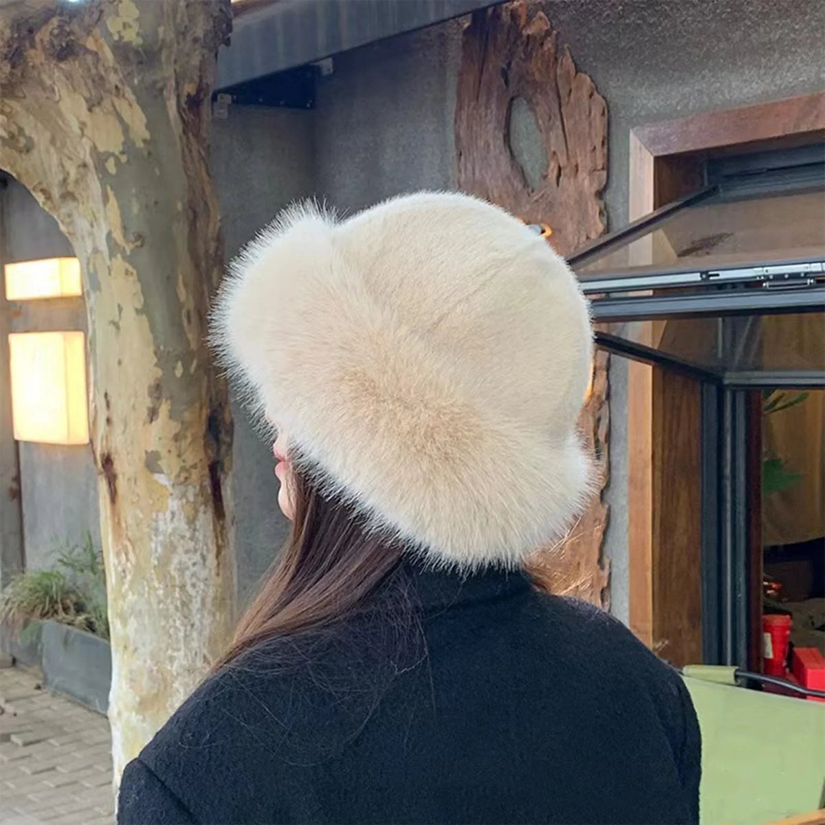 Bonnet d’hiver femme doux et chaud, style mongol