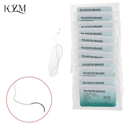 Kit de Suture Chirurgicale Synthétique avec Aiguille – Nylon Monofilament pour Formation Médicale et Vétérinaire Ma boutique