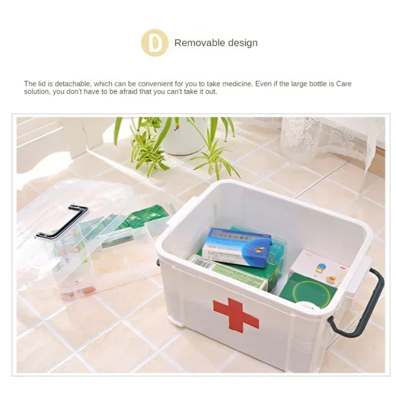 Boîte de Rangement Médicale à Double Couches – Portable et Résistante Ma boutique
