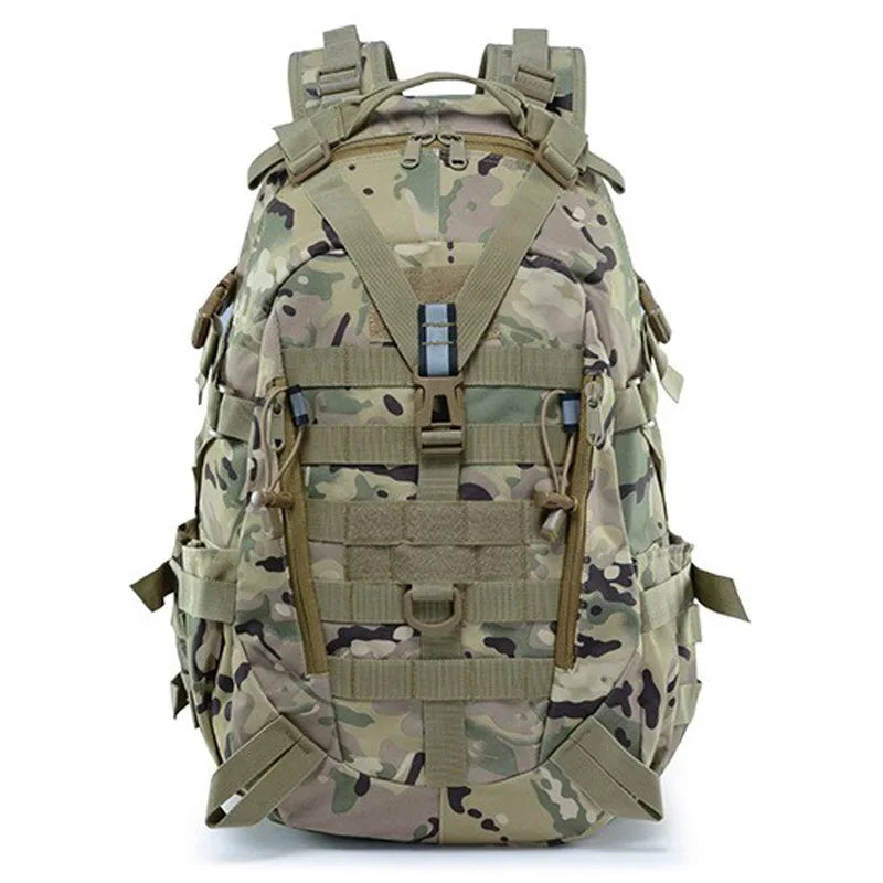 Sac à Dos Tactique 30-40L Homme – Compatible MOLLE, Camouflage, Camping & Randonnée