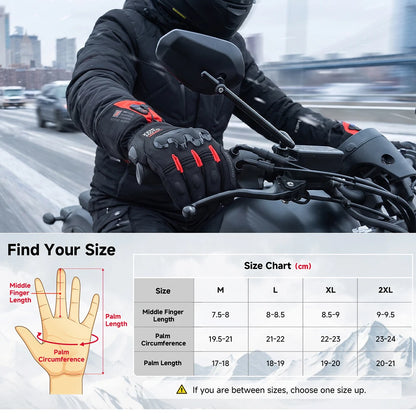 Gants chauffants rechargeables grand froid, tactiles et imperméables