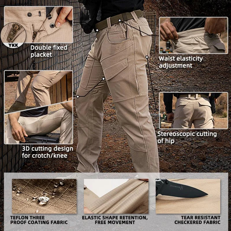 Pantalon tactique TOPTACPRO ripstop stretch Sorona déperlant - BLACKBEARD OUTDOOR INDUSTRIES