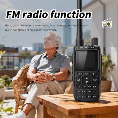 Talkie-Walkie Baofeng MINI-5 – Programmation Bluetooth, 999 Canaux, USB-C, Double PTT