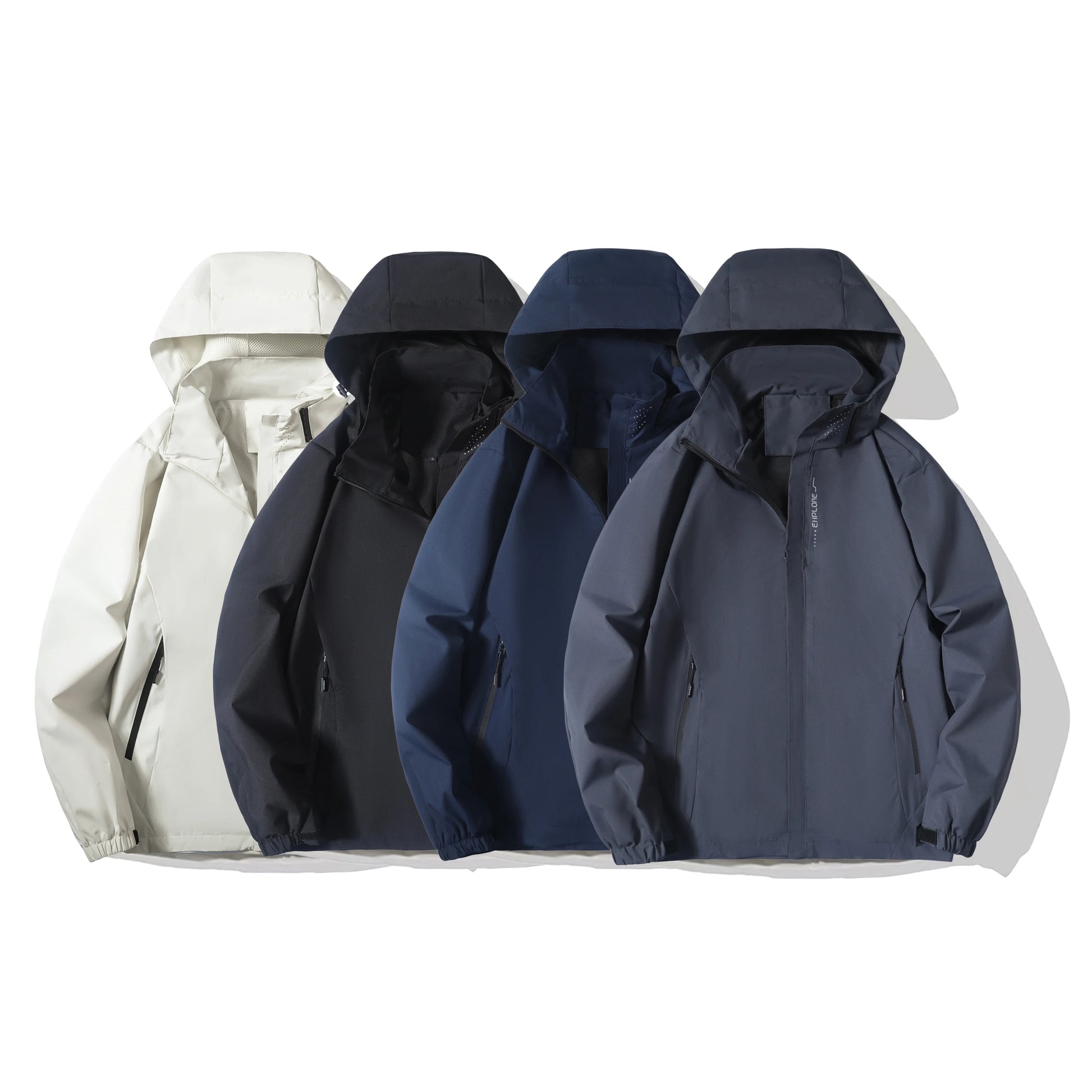 Veste Imperméable Homme Légère à Capuche — Spécial Randonnée & Voyage Veste Coupe-Vent et Pluie Homme — Extérieur Étanche et Respirant - BLACKBEARD OUTDOOR INDUSTRIES