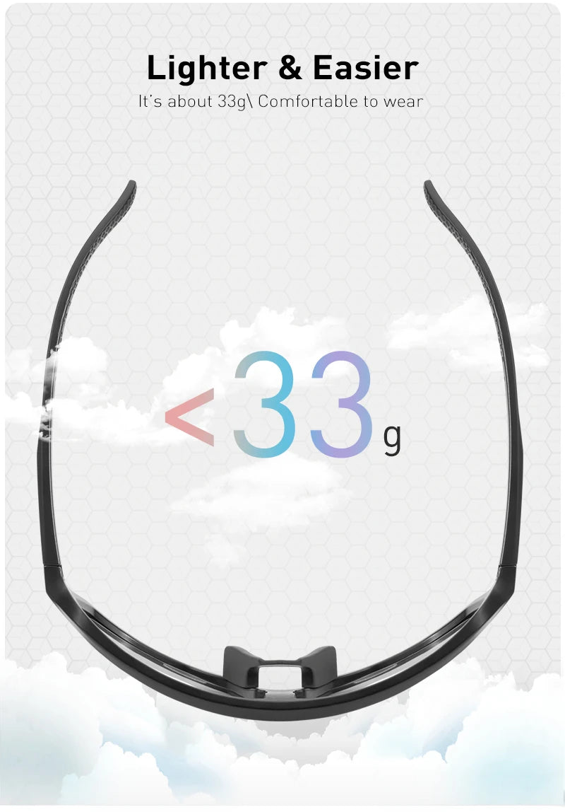 Lunettes de Vélo SCVCN UV400 - Lunettes de Sport pour Homme et Femme, Protection UV - BLACKBEARD OUTDOOR INDUSTRIES