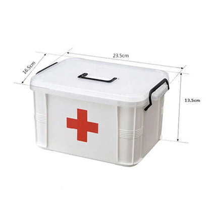 Boîte de Rangement Médicale à Double Couches – Portable et Résistante Ma boutique