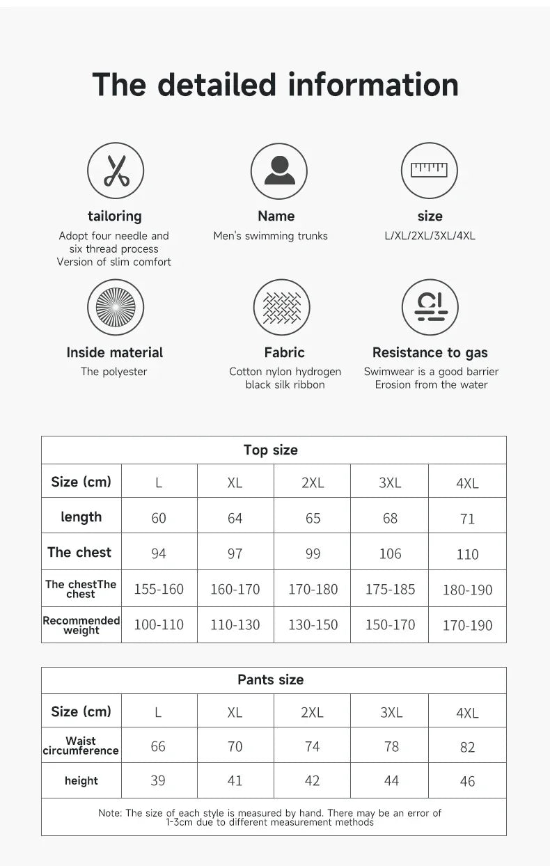 ensemble de mailliot de bain homme rash guards split type Ma boutique