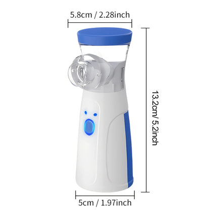 Nébuliseur Portable Silencieux – Inhalateur Atomiseur Adulte & Enfant | Asthme & Urgence
