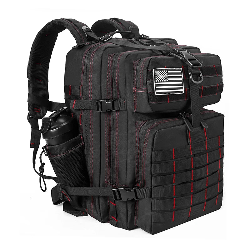 Sac à dos tactique 45 L avec système MOLLE et compartiment PC