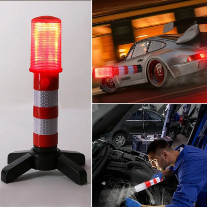Lampe de signalisation LED magnétique – Rouge, jaune ou bleu
