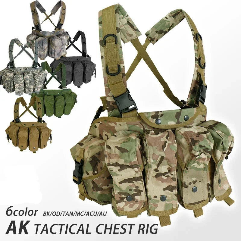 Chest Rig AK47 MOLLE - Poches multifonctions - BLACKBEARD OUTDOOR INDUSTRIES