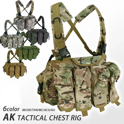 Chest Rig AK47 MOLLE - Poches multifonctions - BLACKBEARD OUTDOOR INDUSTRIES