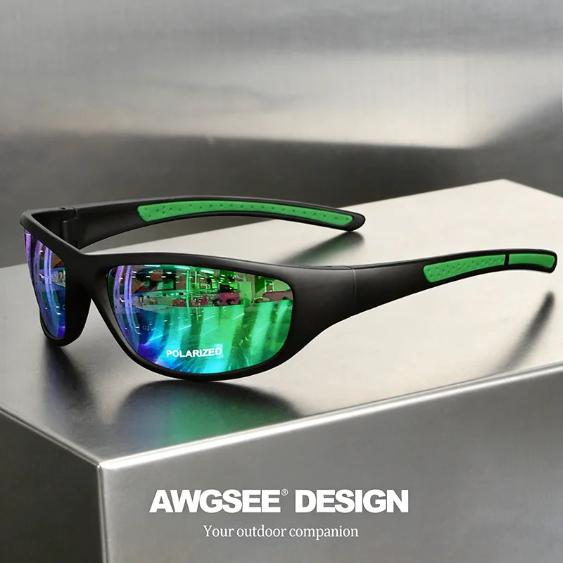 Lunettes de Sport Polarisées UV400 – Cyclisme, Course, Pêche | Verres Photochromiques & Miroir