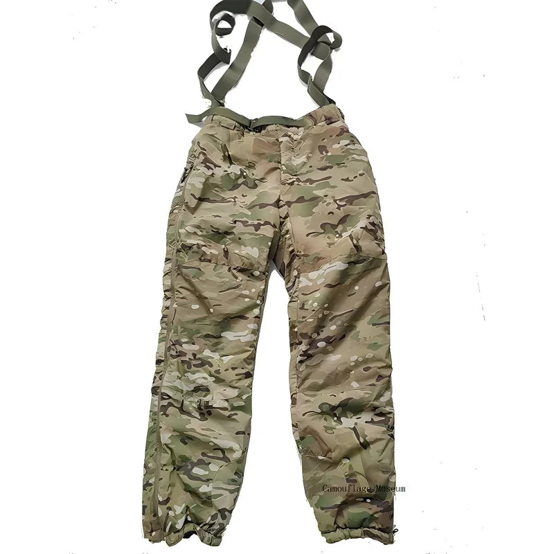 Tenue tactique grand froid camouflage multicam, veste et pantalon rembourrés