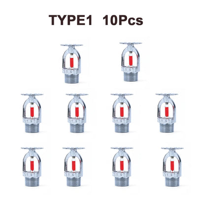 Lot de 10 Têtes de Sprinkler Bronze 68°C DN15 1/2" – Extinction Automatique Incendie, Pendant ou Vertical