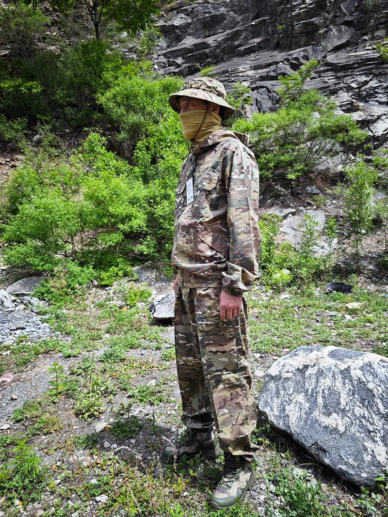 Tenue Camouflage Tactique Été – ATFG EMR White/Yellow Flower – Veste & Pantalon - BLACKBEARD OUTDOOR INDUSTRIES