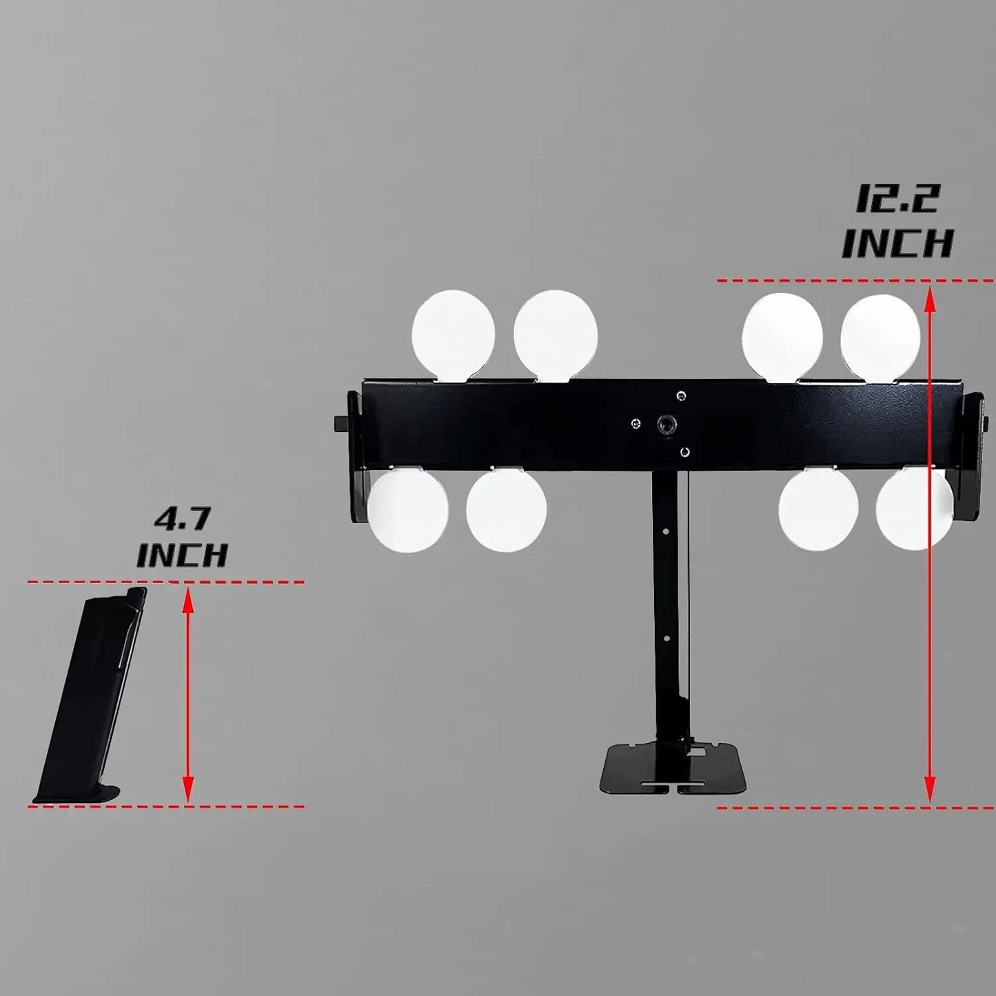 CIBLE MÉTAL RÉACTIVE LUXE – SYSTÈME SWING ET ROTATION AUTOMATIQUE POUR TIR SPORTIF Ma boutique