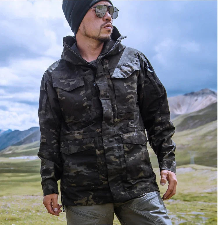 Veste M65 Tactique Militaire Homme – Hiver | Imperméable, Polaire, Chaude & Résistante - BLACKBEARD OUTDOOR INDUSTRIES