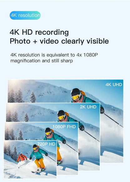 4K Bodycam  d’action 4K ultra-compacte Ma boutique