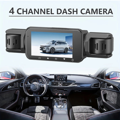📷 Caméra Voiture 4 Canaux 1080P – GMAIPOP DVR avec Vision Nocturne, WiFi & Enregistrement 360° Ma boutique