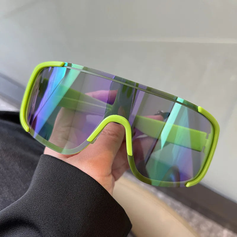 Lunettes de Cyclisme Style Y2K – Verres Miroir Coupe-Vent | Homme & Femme