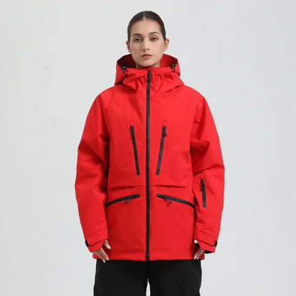 Veste de ski femme imperméable et respirante à capuche, tenue jusqu'à -30°C