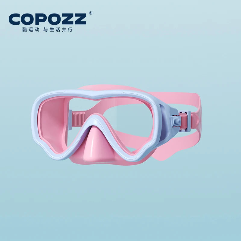 COPOZZ Masque de Plongée Enfant 4–15 ans – Masque Intégral HD Anti-Buée avec Tuba Amovible - BLACKBEARD OUTDOOR INDUSTRIES